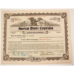 American Motors Corp Stock