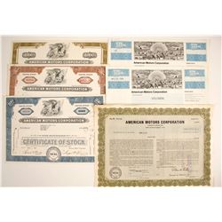 American Motors Stocks, 5 Different