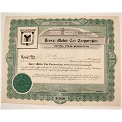Drexel Motor Car Stock
