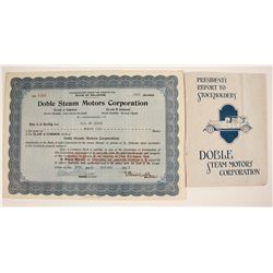 Doble Steam Motors Stock