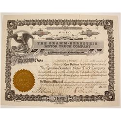 Gramm Bernstein Motor Truck Stock