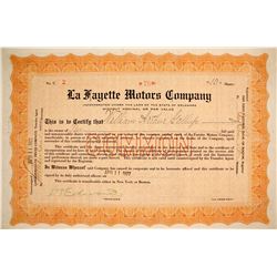 La Fayette Motors Stock