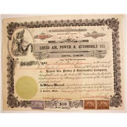 Liquid Air, Power & Automobile Stock