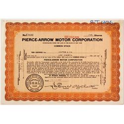 Pierce Arrow Motors Stock