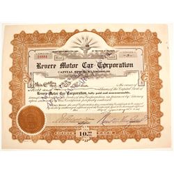 Revere Motor Car Stock