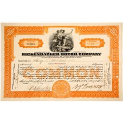 Rickenbacker Motor Co. Stock