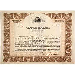 Victor Motors Stock