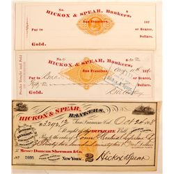 Hickox & Spear Rare RN Checks