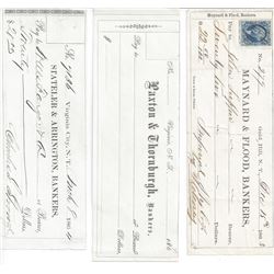 3 Territorial Comstock Checks