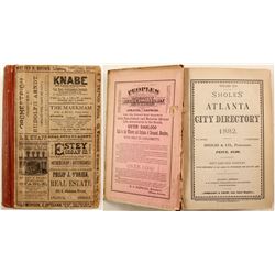 Shole's Atlanta City Directory, 1882