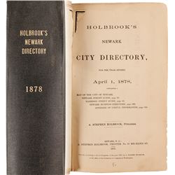 Holbrook’s Newark City Directory, 1878