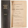 Image 1 : Holbrook’s Newark City Directory, 1878