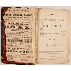 Trow’s New York City Directory. 1867