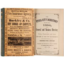 Utica City Directory for the Year 1884