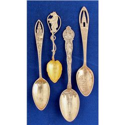Pan Panama Expo Silver Spoons(4)