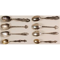Sterling Silver Souvenir Spoons