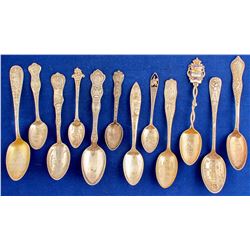 Expo Sterling Silver Spoons (12)