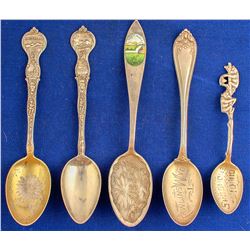 Western Silver Spoons (5)
