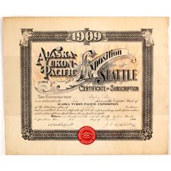 ALaska-Yukon-Pacific Exposition Seattle  stock