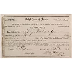 Centennial Board of Finance stock