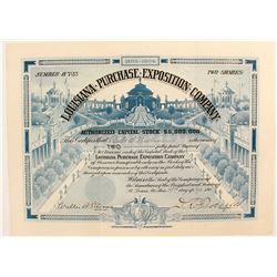 Louisiana Purchase Exposition Co Stock