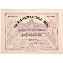 Louisiana Purchase Exposition Co. stock