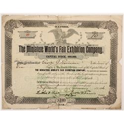 Miniature World's Fair Exhibition Co stock