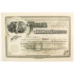 World's Columbian Exposition stock