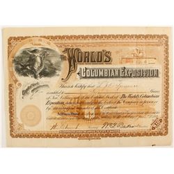 World's Columbian Exposition stock
