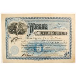 World's Columbian Exposition stock