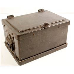 19th Century Cast Iron Strong Box