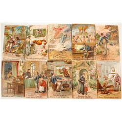 Ten Commandments Embossed Postcards