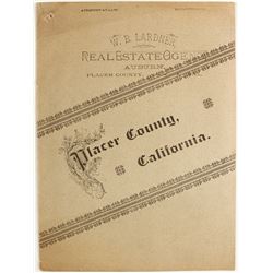 Placer County, CA  Promo Brochure