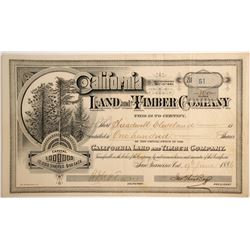 California Land and Timber Company Stock