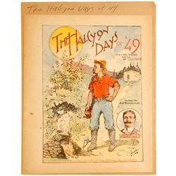 Halcyon Days of '49 Sheet Music