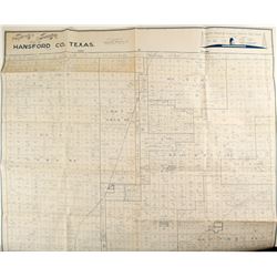 Map of Hansford County, Texas