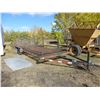 Image 2 : TANDEM AXLE 7' X 24' CANOE TRAILER