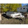 Image 2 : 2001 TANDEM AXLE FLAT DECK TRAILER (APPROX 8' X 16')