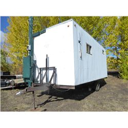 10' X 19' SINGLE AXLE OFFICE TRAILER