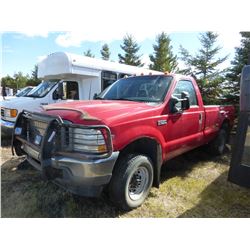 2002 FORD F250 XL SUPERDUTY TRUCK