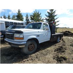1996 FORD F350 DUALLY DECK TRUCK
