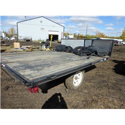 2008 SINGLE AXLE SLED TRAILER