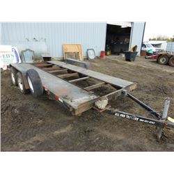 APPROX 18' TRAILER C/W RAMPS