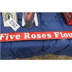 FIVE ROSES FLOUR METAL SIGN