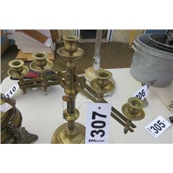 BRASS CANDLE HOLDER (ADJUSTABLE)