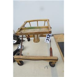 WOODEN DOLL WALKER