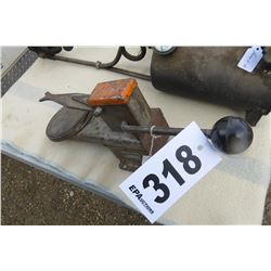 HEATED TIRE PATCH PRESS