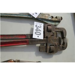 2 PIPE WRENCHES