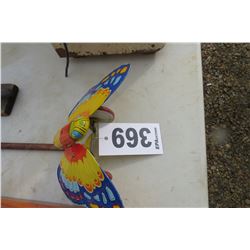 METAL BUTTERFLY PUSH TOY