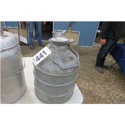 5 GAL GALVANIZED GAS CAN